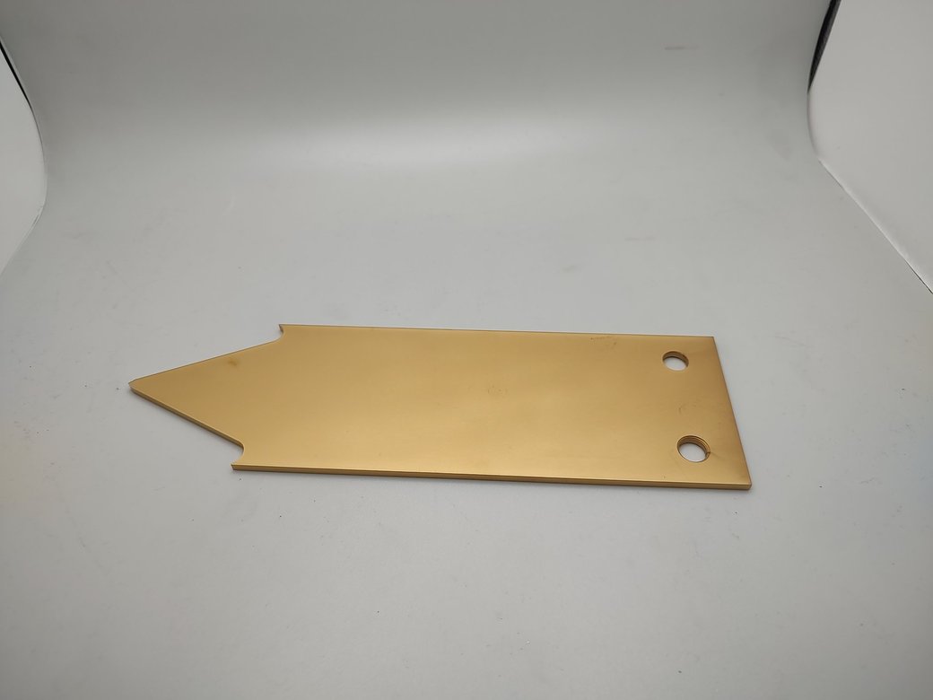 M2 Hardened Tin-coated Cutoff Blade - Gold
